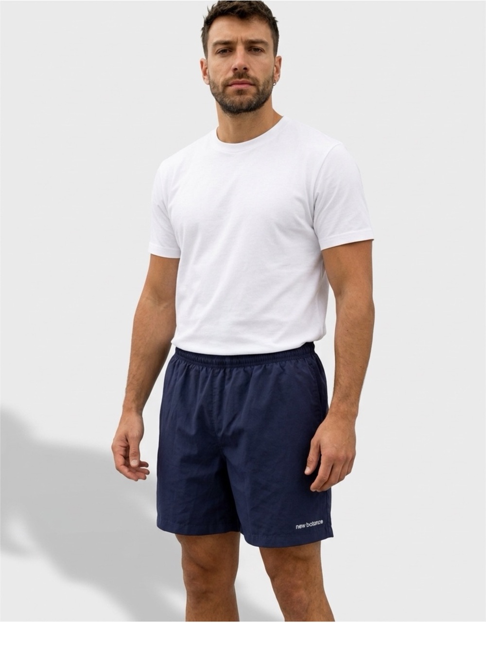 New Balance Men's Navy Athletic Shorts